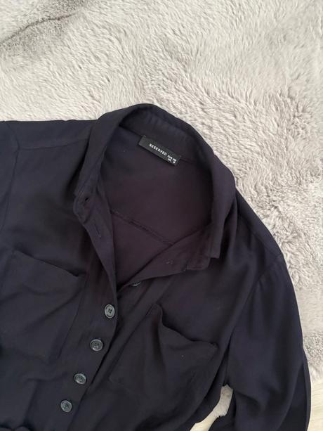 Koselove saty tmavomodré, reserved,m