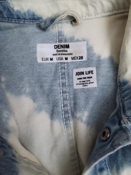 Denimový overal, bershka,m