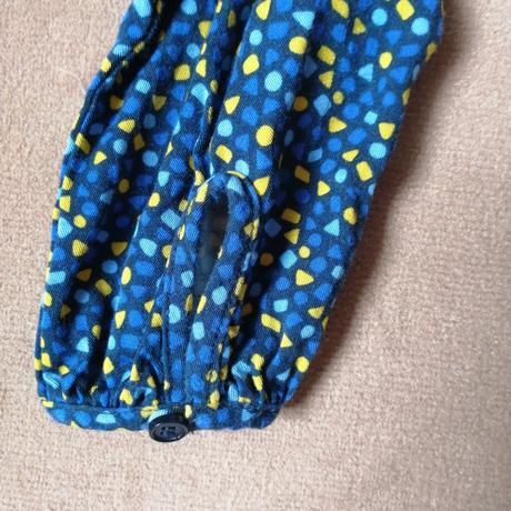 Šaty modre a zlte vzory c&a c.146cm, c&a,146