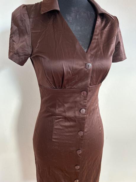 Šaty hnedé, bonprix,s