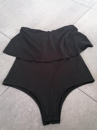 Dámske body č. l bez ramienok, l