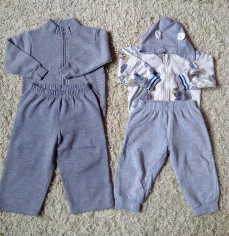 2xdetské teplákové súpravy, 68–80