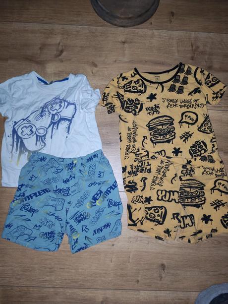 3 pekné krátke pyžamá, 134