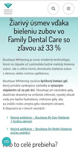 Skúsenosti s Boutique whitening