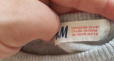 Tenší svetrík so zajkom, h&m,122