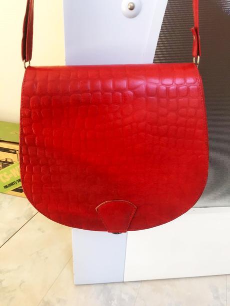 Kožená kabela/brašňa,