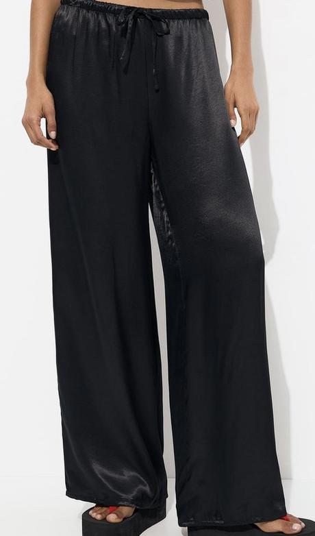 Satenove nohavice, pull&bear,s