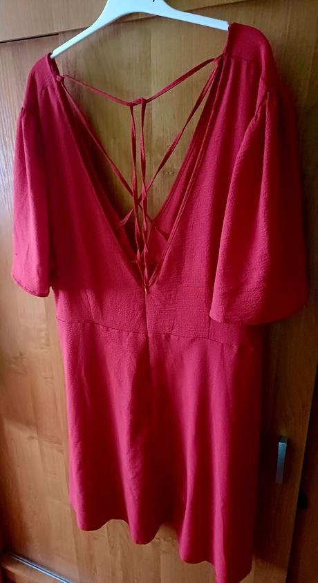 Damske červené saty xxxl, xxxl