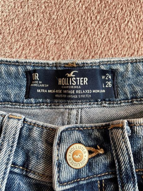 Hollister mom jeans, hollister,xs