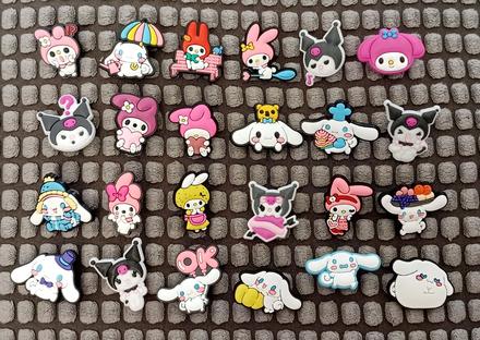 Ozdoby na kroksy - kawaii sanrio,