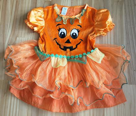 Karnevalové šaty tekvica na 3-4 roky, 