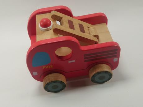 Drevené hasičské auto s rebríkom, carousel, 