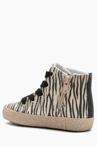 Členkové zebrové tenisky next uk, next,26 / 27 / 30 / 31