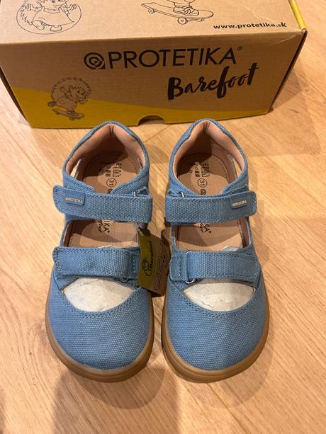 Protetika barefoot textilné sandále tafi - blue, protetika,31