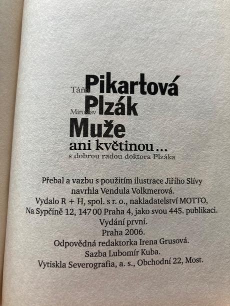Muže ani květinou miroslav plzák, táňa pikartová, 
