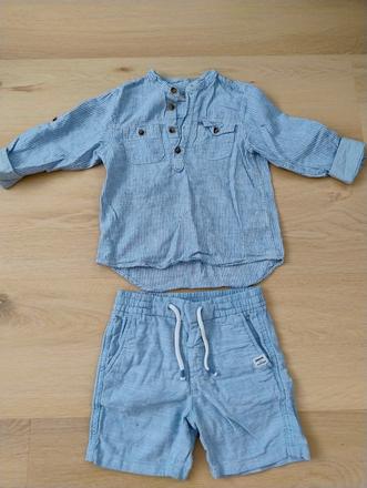 Ľanová košela, h&m,98