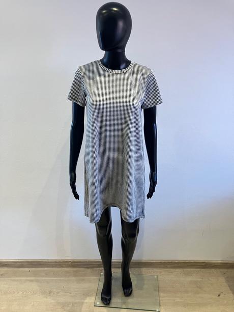 Dámske kockované šaty pull bear (m), pull&bear,m