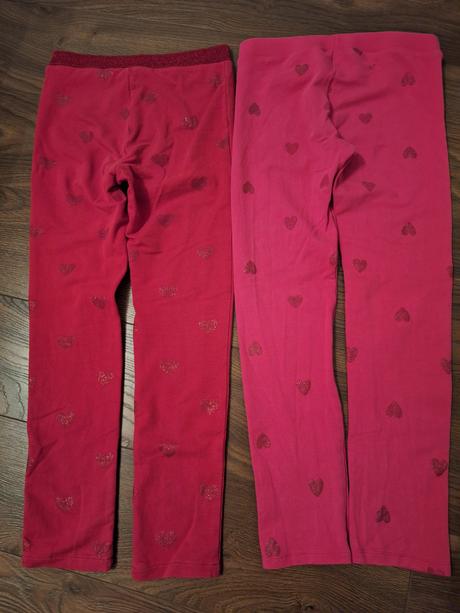 2x legíny h&m veľ 134/140, h&m,134