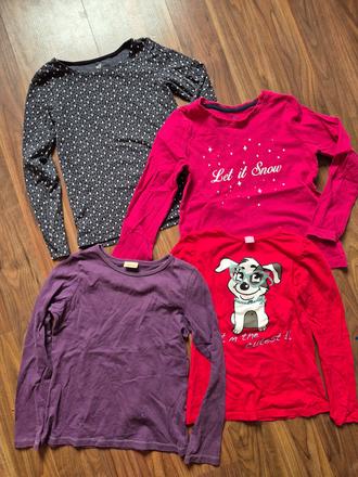 4x tričko, h&m,122