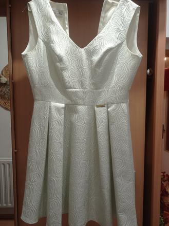 Kratke saty mintovo zlate, 40