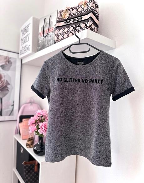 Reserved glitter tričko, reserved,158