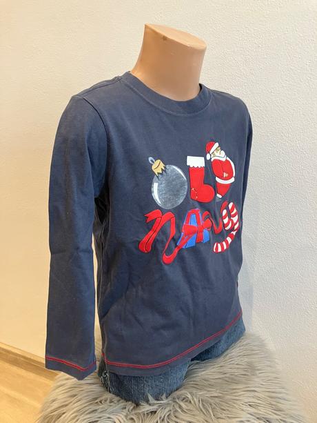 Chlapčenské vianočné tričko santa claus (5r.), old navy,110