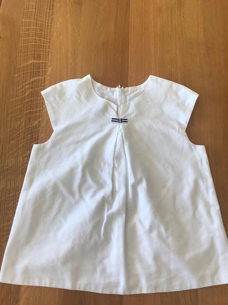 Jacadi blúzka biela s mašličkou, jacadi,152