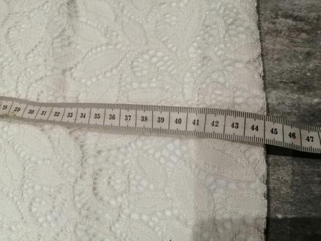 Biele čipkové šaty pružné bodyflirt,v36-38, 36