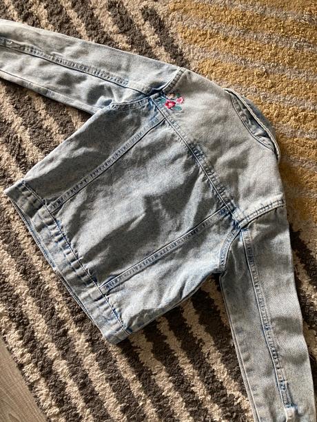 Rifľová bunda s výšivkami little kids, 122