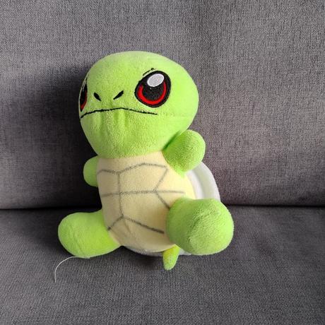 Plyšová hračka - zelený sqirlel- pokémon, 