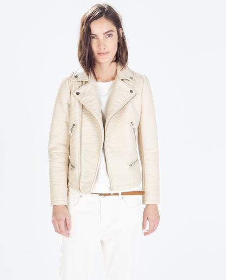 Koženková bunda značky zara, zara,xs