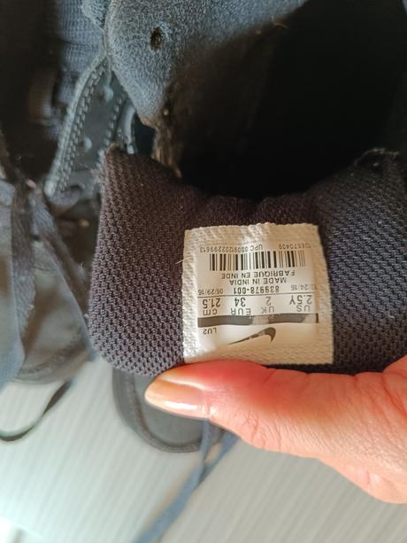 Čierne členkové tenisky, nike,34