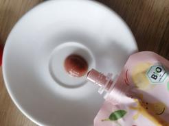 babylove ovocná kapsička čerešňa & banán v jablkách, 4 x 100 g