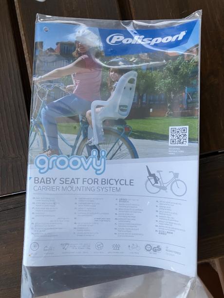 Polisport groovy detská sedačka na nosič batožiny,, 