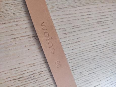 Strieborný kožený opasok wojas 90 cm, wojas