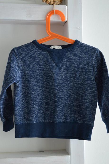 Melírovaná mikinka, h&m,86