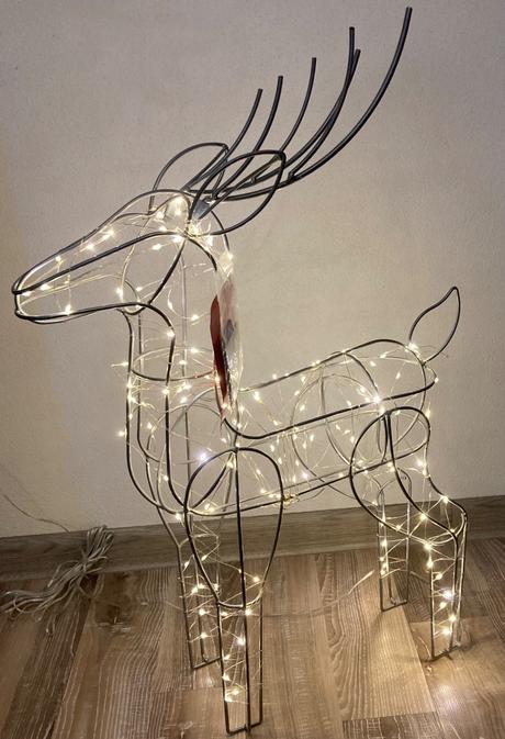 Led svietiaci vianočný sob, 