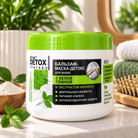 Detox maska-suché vlasy,