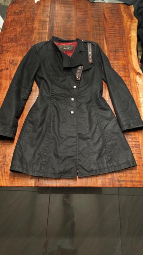 Kabát, trenčkot, prechodný značkový, xs