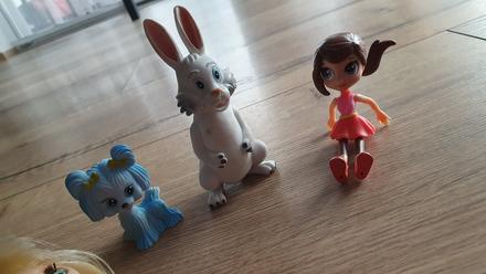 Bábika, zajko , psík,