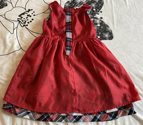 Podšité káro šaty h&m v. 122 - 6-7 rokov, h&m,122