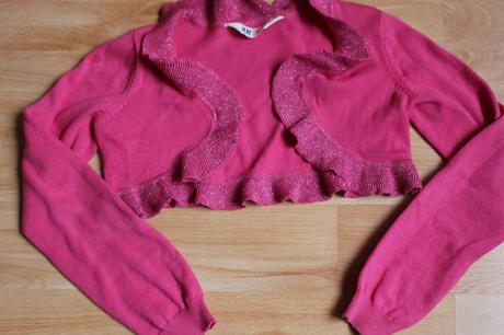 Ružové bolerko, h&m,122