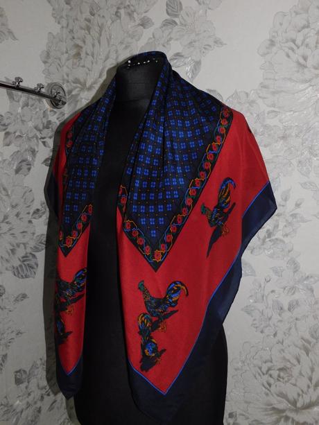 Kvalitná luxusna hodvabna elegantná šatka, xl