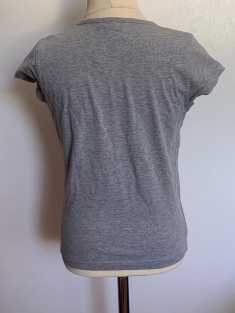 Esprit šedé tričko s nápisom, esprit,140