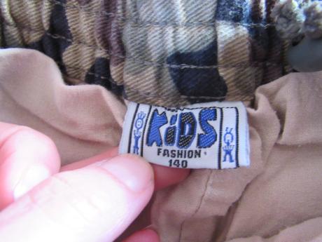 Podšité maskáčové gate, 140