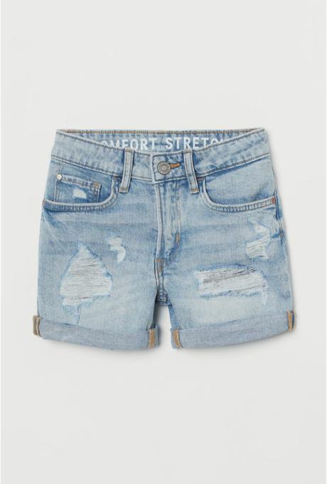 Stylove jeansove kratasky h&m 122, h&m,122