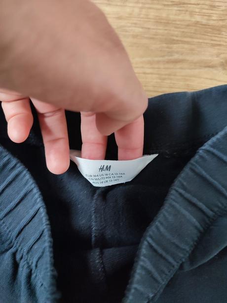 Legíny z teplákoviny, h&m,164