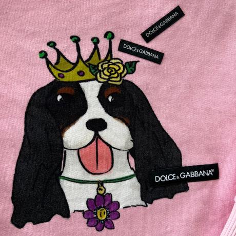 Dolce&gabbana crop mikina vel.6, 116