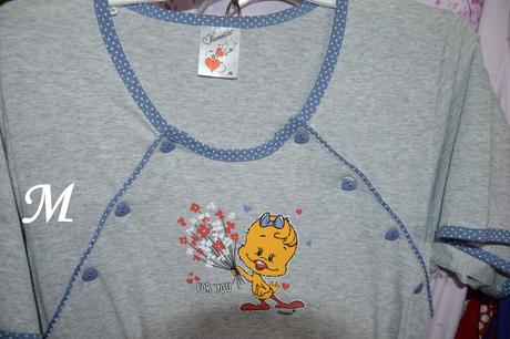 Kojenecká nočná košeľa so županom, vienetta secret,l - xxl