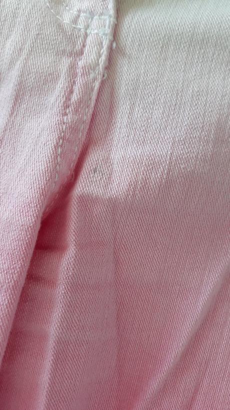 Ombré riflové kraťasy s krajkou, s